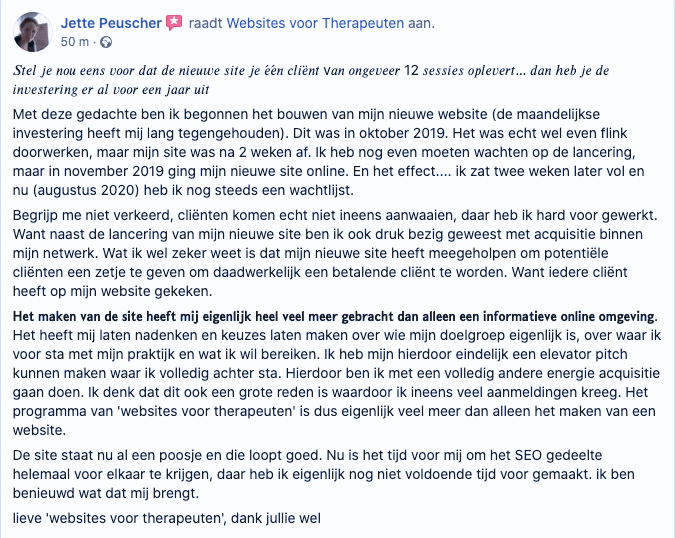 Bloom aanbeveling 1