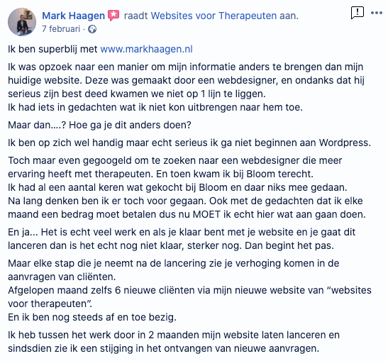 Bloom aanbeveling 8