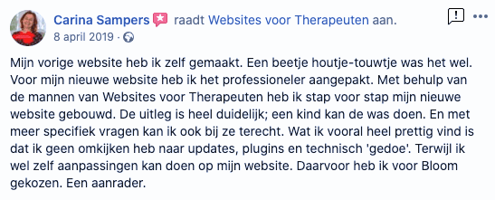 Bloom aanbeveling 9