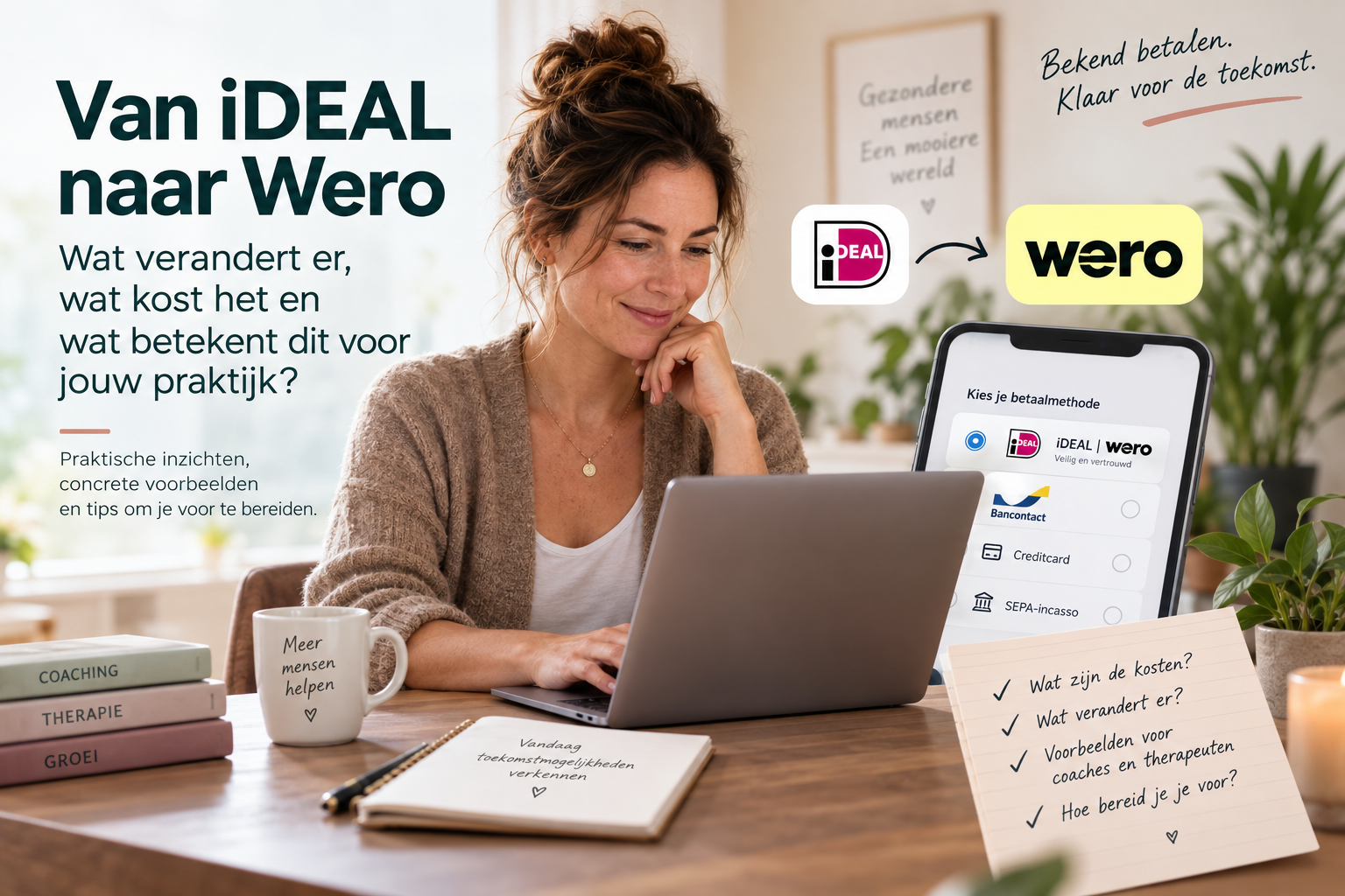 iDEAL wordt Wero: wat betekent dit voor de betaalkosten van jouw praktijk?
